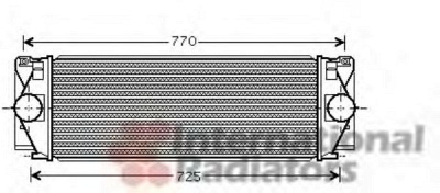 VAN WEZEL 58004267 -  Интеркулер
